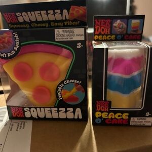 Needoh Squeezza Pizza and peace o cake